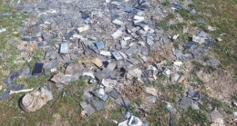 Kayseri’de yakılmış bin adet cep telefonu bulundu