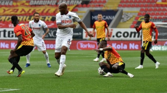 Göztepe Trabzonspor maçında galip yok… Kırmızı kartlar, direkler, heyecan dolu son anlar