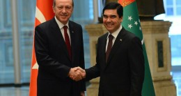 Cumhurbaşkanı Erdoğan Türkmenistan Cumhurbaşkanı ile görüştü