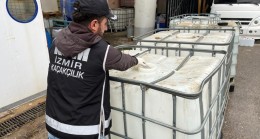 İzmir’de 12 bin litre ‘sahte etil alkol’ ele geçirildi; 5 tutuklama