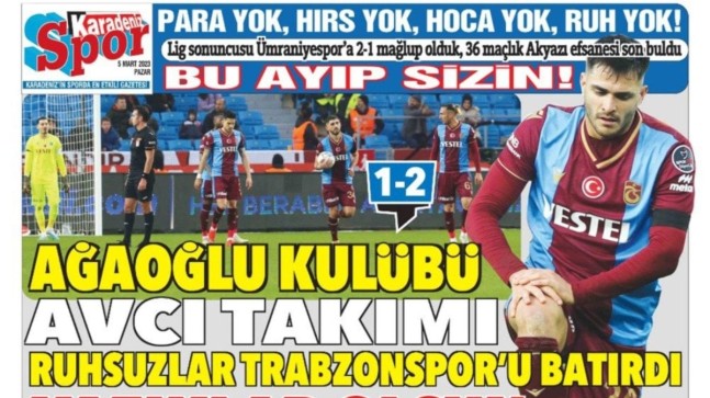 Trabzonspor’un kalesi düştü; Avcı ilk kez tepkiyle yüzleşti